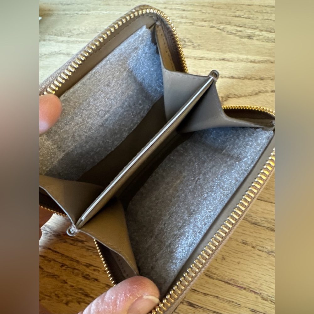 NWT Burberry Mini Check compact zip wallet - Picture 7 of 8